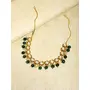 Ruby Raang Women's Mixed Metal Artificial Kundan Necklaces - Traditional Jewellery Set for Women (Green), 3 image