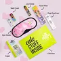 Elitty Spoil Me Good Box- with all the best sellers (2 Nail Polishes - Meta Verse It's a Vibe | 1 Coloured Eyeliner - Cloud Nine | 1 | 1 Lip G- Pretty Chill| 1 Face Mist - Cherry Bom | 1 Sleeping ) Pack of 7  Makeup for Teenagers, 2 image