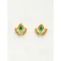 Ruby Raang Women's Mixed Metal Artificial Kundan Earrings - Traditional Jewellery Set for Women (Green), 3 image