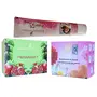 Shahnaz Husain 5 Step Flower Power Skin Care and 5 Step Mixed Fruit Facial Kit with Fairy One Natural Glow Cream