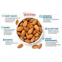 Miltop Raw California Almonds | Premium Badam Giri | High in Fiber | Hand-picked Nuts & Dry Fruits| 1Kg Pouch, 6 image