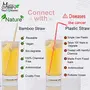 Mini Storify Truly Organic Bamboo Straws for Drinking juices and Smoothies and o Suitable for hot Drinks Coffe and Tea (8 inch) .10 pcs, 3 image