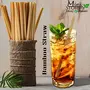 Mini Storify Truly Organic Bamboo Straws for Drinking juices and Smoothies and o Suitable for hot Drinks Coffe and Tea (8 inch) .10 pcs, 4 image