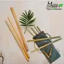 Mini Storify Truly Organic Bamboo Straws for Drinking juices and Smoothies and o Suitable for hot Drinks Coffe and Tea (8 inch) .10 pcs, 5 image