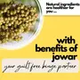 Born Reborn Healthy Super Snacks: Oats and Jowar - Garlic Zen 30g | High in Protein and Fiber Roasted Not Fried (10 packs) || Crunchy Spicy Delicious, 2 image