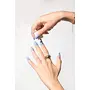 Gush Beauty Nail Lacquer- Sky Blue | Nail Polish for Women | Pack of 1 | High on Gloss| Dries in 60 seconds | Free of 12 toxins | Chip resistant | One coat application | 7ml, 3 image