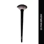 FLiCKA Fan Brush (professional Face Foundation Brush for Makeup Face Powder Blending Brush | Soft Bristles Cruelty Free Makeup brush collection is ideal for all kinds of makeup products (Black), 2 image