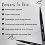 FLiCKA Sketch to Amaze-Waterproof  Long Lasting Smudge Proof Sketch Pen for Girl and Women (Black), 4 image