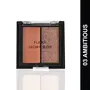 FLiCKA Glow N Blow Highly-Pigmented Blusher & Highlighter Contour Palette Orange Peach/Rose Gold | Face and Cheeks Blusher Palette for Makeup - Shade 03 3.2gm, 2 image