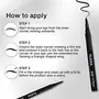 FLiCKA Sketch to Amaze-Waterproof  Long Lasting Smudge Proof Sketch Pen for Girl and Women (Black), 5 image
