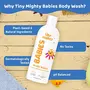 Tiny Mighty Body Wash 200 ml Tear Free Mango Orange & Aloe Vera Extract Plant Based And Natural Ph balance Dermatologically Tested, 3 image