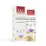 TAC - The Ayurveda Co. 7% Kumkumadi Face Scrub for Glowing & Radiant Skin for Tan Removal Exfoliation & Blackheads Removal with Natural Walnut Shell Granules - Gentle Deep Scrubbing for Women & Men All Skin Types 100g