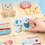 NESTA TOYS - Wooden Animal Jigsaw Puzzles | Educational Toys | Wooden Puzzles, 2 image