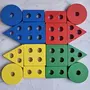 NESTA TOYS - Wooden Shape Sorter Puzzle | Montessori Montessori Toys for 1 to 3-Year-Old | Wooden Sorting Stacking & Lacing Toy, 7 image