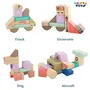 NESTA TOYS - 115 Pieces Wooden City Building Blocks | Stacking Educational Toys |Building Toys for Creative Play (3+ Years), 4 image