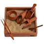 NESTA TOYS - Wooden Sensory Tool Toys | Montessori Toys  | Waldorf Toys Sensory Bin Tools (6 Pcs), 7 image
