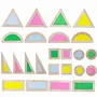 NESTA TOYS - Wooden Rainbow Building Blocks (24 Blocks) | Stacking Toys for Toddlers | Acrylic Multicolor Geometrical Blocks, 3 image