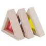 NESTA TOYS - Wooden Rainbow Building Blocks (24 Blocks) | Stacking Toys for Toddlers | Acrylic Multicolor Geometrical Blocks, 6 image