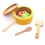 NESTA TOYS Wooden Stove Pot and Pan Pretend Play Kitchen Set for (10 Pcs) - Kitchen Accessories Toy Set Cooking Toys Ages 3+, 6 image
