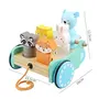 NESTA TOYS - Wooden Pull Along Animal Tractor | Animal Building Blocks | Puzzle, 5 image