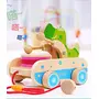 NESTA TOYS Wooden Crocodile Pull Along Toy| Push Pull Toy Puppy, 3 image