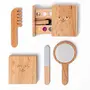 NESTA TOYS Wooden Makeup Toy | Girls Salon Playset | Beauty Salon Play Set with Vanity and Accessories (12 Pcs), 2 image