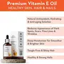 Aravi Organic Vitamin E Oil For Face - 30 ml | Best Oil For Face Body and Nail From Veg Vitamin E Source | Nourish Your Face and Repair Damaged Skin Naturally., 4 image