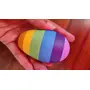 NESTA TOYS - Rainbow Wooden Egg Shaker | Rattle Toy for New Born & Toddlers | Musical Sensory Eggs | Percussion Eggs | Multicolour Egg Shaker, 2 image