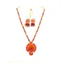 Karru krafft Terracotta Banzara Necklace a New Piece Every Day in Combination with The Dress
