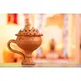 Karru Krafft Handcrafted Terracotta Dhunachi with Lid for Home Fragrance Pooja Decor Clay Home Aroma Fragrance Festive Decor Home Fragrance Mitti Aroma Festive Gifting, 3 image