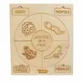 NESTA TOYS - Montessori Life Cycle Puzzles | DIY Coloring Activity (36 Pieces) - Frog Plant Chicken & Butterfly, 4 image