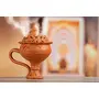 Karru Krafft Handcrafted Terracotta Dhunachi with Lid for Home Fragrance Pooja Decor Clay Home Aroma Fragrance Festive Decor Home Fragrance Mitti Aroma Festive Gifting, 4 image