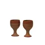 Karru Krafft Handcrafted Terracotta Reusable Juice Glass for Home Usable Cafeteria Usable Tabelware Corporate Gifting 160 ml (Set of 4), 2 image