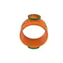 Karru Krafft Handcrafted Terracotta Oil Diffuser/Kapoor Diffuser/Loban Burner/Clay Sambrani Holder for Home Fragrance Home Decor Pooja Decor Navaratri Decor Diwali Dcor (Orange), 5 image