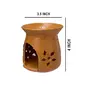 Karru Krafft Handcrafted Terracotta Oil Diffuser/ Kapoor Burner/ Holder Set of 2 for Home Fragrance Pooja Decor Festive Decor Diwali Decor Home Decor Festive Gifting, 5 image