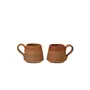 Karru Krafft Handcrafted Terracotta Cone Design Microwave Safe Coffee Mug for Home Usable Cafeteria Usable Tabelware Corporate Gifting160 ml (Set of 2), 2 image