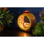 Karru Krafft Handcrafted Terracotta Oil Diffuser/Kapoor Diffuser/Loban Burner/Clay Sambrani Holder for Home Fragrance Home Decor Pooja Decor Navaratri Decor Diwali Dcor (Yellow), 4 image