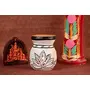 Karru Krafft Handcrafted Terracotta Oil Diffuser/ Kapoor Burner/ Holder and Durga Idol Set for Home Fragrance Festive Decor Diwali Decor Clay Home Aroma Fragrance (WHITE), 5 image
