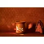 Karru Krafft Handcrafted Terracotta Oil Diffuser/ Kapoor Burner/ Holder and Durga Idol Set for Home Fragrance Festive Decor Diwali Decor Festive Gifting, 3 image