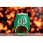 Karru Krafft Handcrafted Terracotta Aroma Diffuser/ Holder/ Kapoor Burner for Home Fragrance Pooja Decor Festive Decor Diwali Decor Home Decor Mitti Aroma(GREEN), 3 image