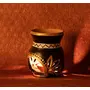 Karru Krafft Handcrafted Terracotta Oil Diffuser/ Kapoor Burner/ Holder and Durga Idol Set for Home Fragrance Pooja Decor Diwali Decor Home Décor, 6 image