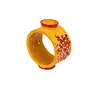 Karru Krafft Handcrafted Terracotta Oil Diffuser/Kapoor Diffuser/Loban Burner/Clay Sambrani Holder for Home Fragrance Home Decor Pooja Decor Navaratri Decor Diwali Dcor (Yellow), 3 image