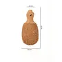 Karru Krafft Handcrafted Terracotta Organic Clay Foot Scrubber/Dead Skin Remover For Home Use Parlor Use Foot Pedi, 3 image