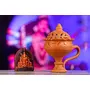 Karru Krafft Handcrafted Terracotta Dhunachi with Lid and Durga Idol for Home Fragrance Pooja DecorFestive Decor Diwali DecorHome Fragrance Decorative Stand Home FragranceFestive Gifting, 5 image