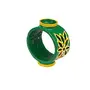 Karru Krafft Handcrafted Terracotta Oil Diffuser/Kapoor Diffuser/Loban Burner/Clay Sambrani Holder for Home Fragrance Home Decor Pooja Decor Navaratri Decor Diwali Dcor (Green), 3 image