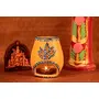 Karru Krafft Handcrafted Terracotta Oil Diffuser/ Kapoor Burner/ Holder and Durga Idol Set for Home Fragrance Pooja Decor Festive Decor Diwali Decor Festive Gifting, 3 image