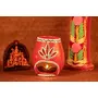 Karru Krafft Handcrafted Terracotta Oil Diffuser/ Kapoor Burner/ Holder and Durga Idol Set for Home Fragrance Pooja Decor Festive Decor Home Decor Mitti Aroma(RED), 2 image