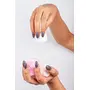 Harkoi Nail Serum & Lacquer Combo Set of 3 Back to Office( Muted Coral Blue Grey Evening Purple Grey Evening) 24 ml ( 8 ml Each ), 7 image