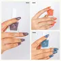 Harkoi Nail Serum & Lacquer Combo Set of 3 Back to Office( Muted Coral Blue Grey Evening Purple Grey Evening) 24 ml ( 8 ml Each ), 3 image