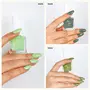 Harkoi Nail Serum & Lacquer Combo Set of 3 Let's Go Green( Succulent Green Lime Green Sage green) 24 ml ( 8 ml Each ), 6 image